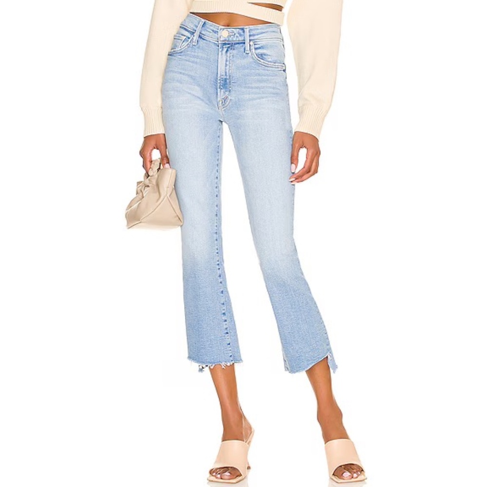 MOTHER Lil Insider Crop Step Fray Blessing NWT 29